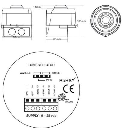 Technical Detail Sounder Beacon Demco D-115-154L